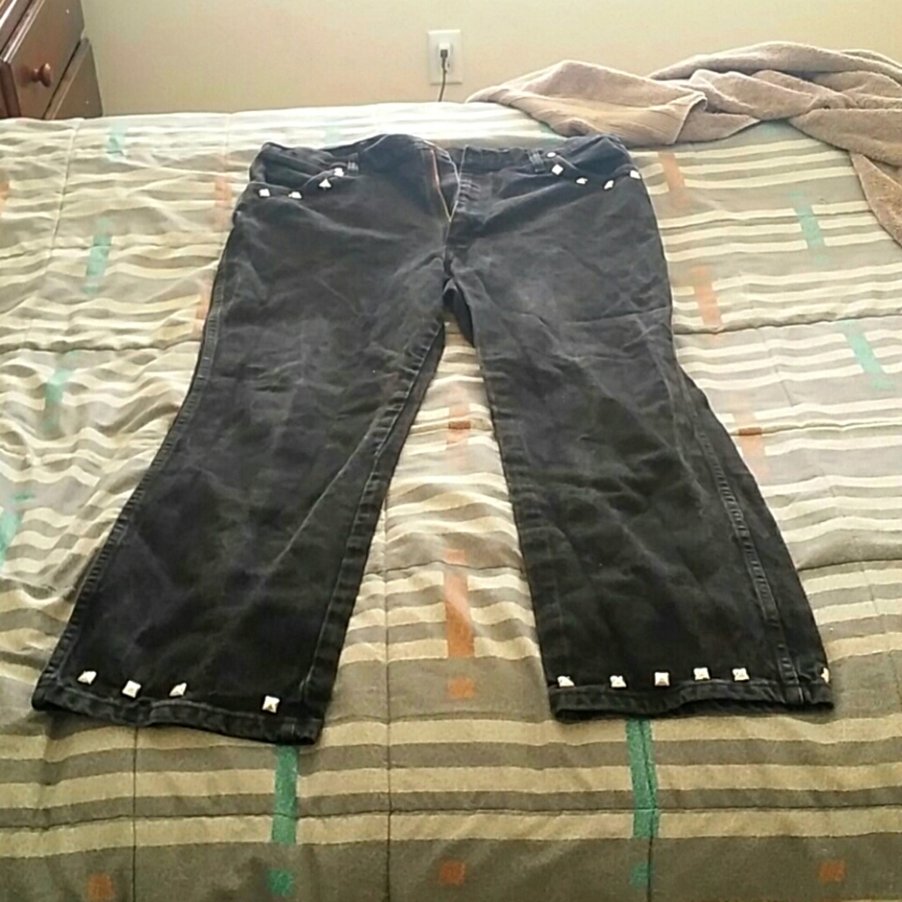 black pants